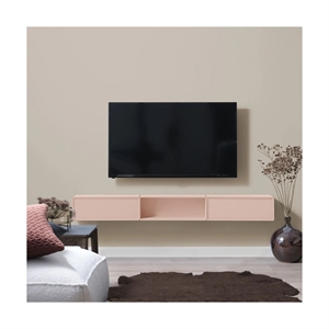 Tulsa TV-møbel m/ 2 skuffe - Blush - Mål: B174 x H20 x D33 cm.